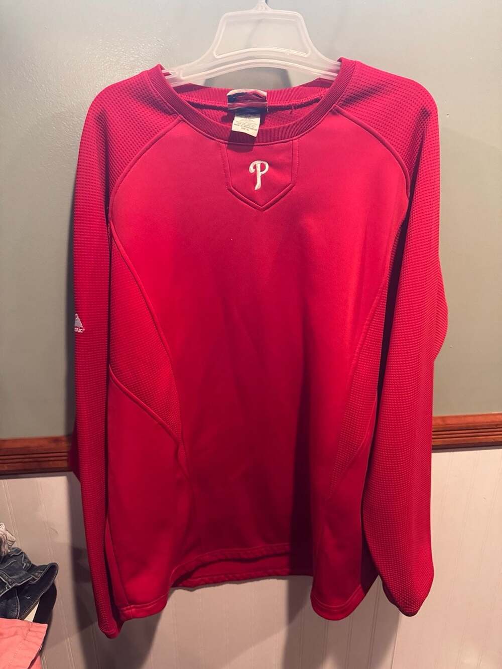 Majestic Athletic Philadelphia Phillies MLB Authentic Therma Base Pullover
